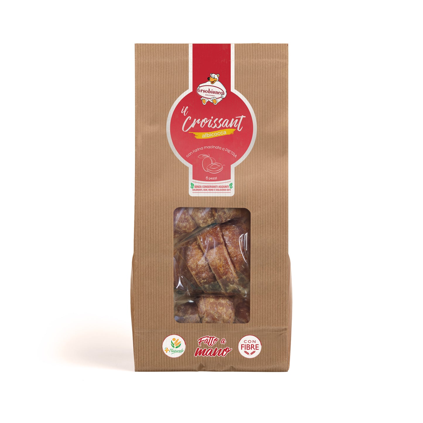 Croissant albicocca fatto a mano