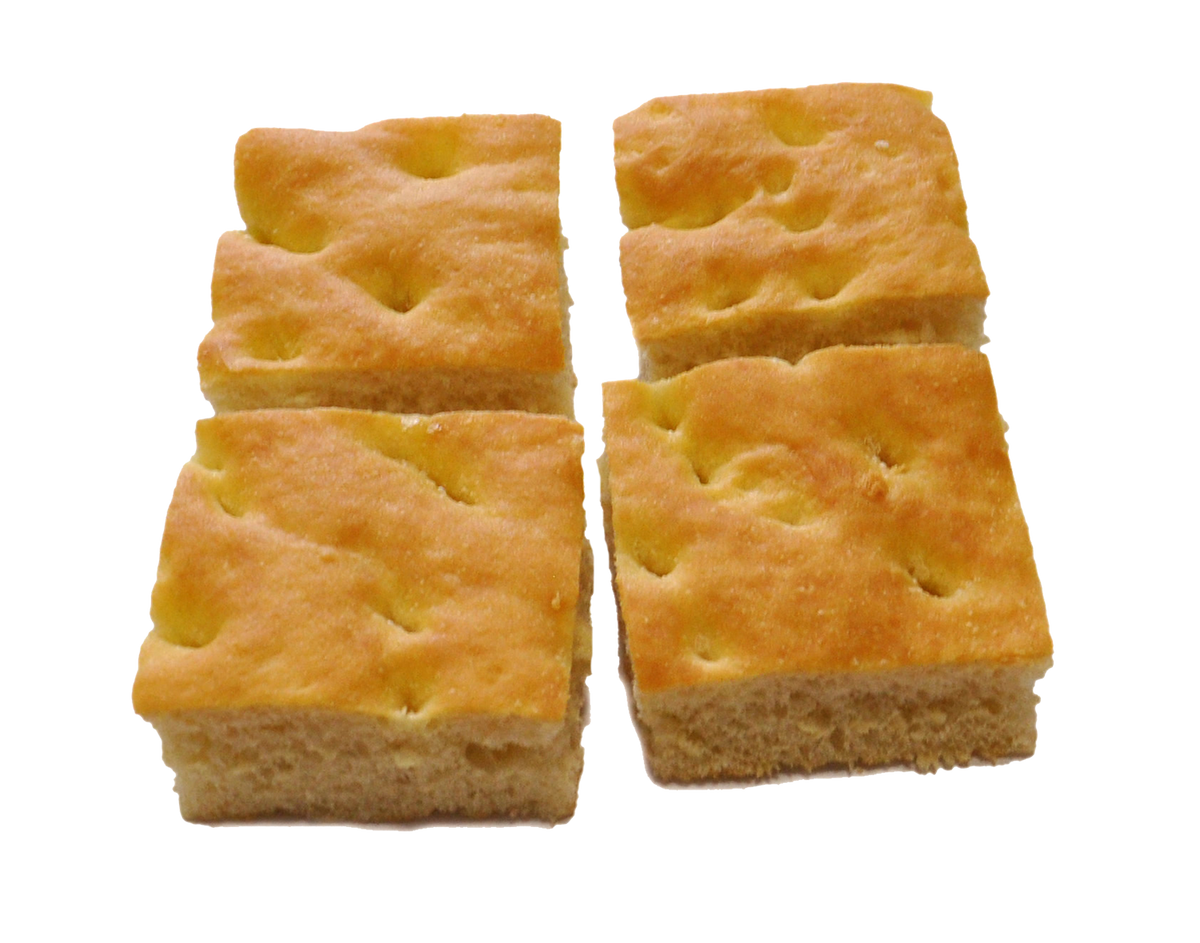 Focaccia tagliata a C (6,5x6,25 cm)