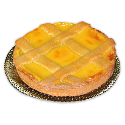 Torta con crema pasticcera