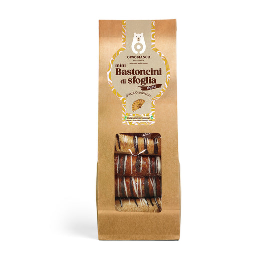 Mini bastoncini di sfoglia rigati (120 g)