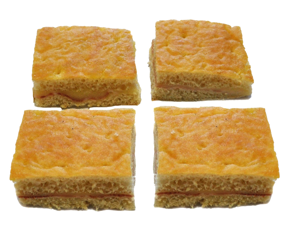 Focaccia tagliata a C (6,5x6,25 cm)