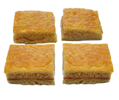 Focaccia tagliata a C (6,5x6,25 cm)