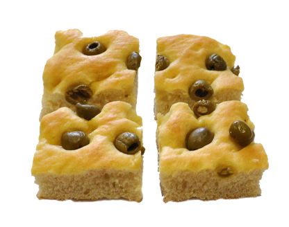 Focaccia tagliata a C (6,5x6,25 cm)
