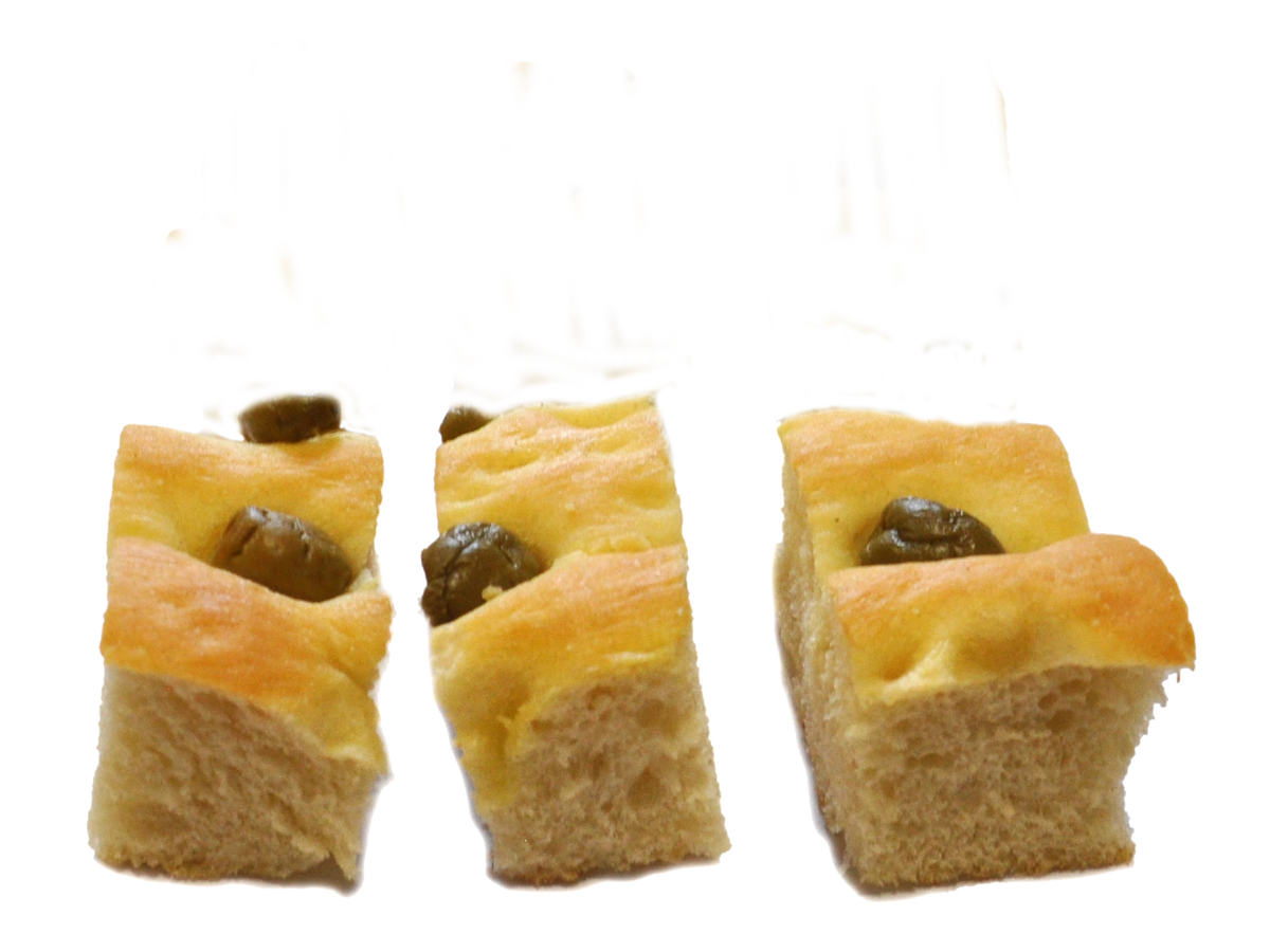 Focaccia catering (3,25x6,25 cm)