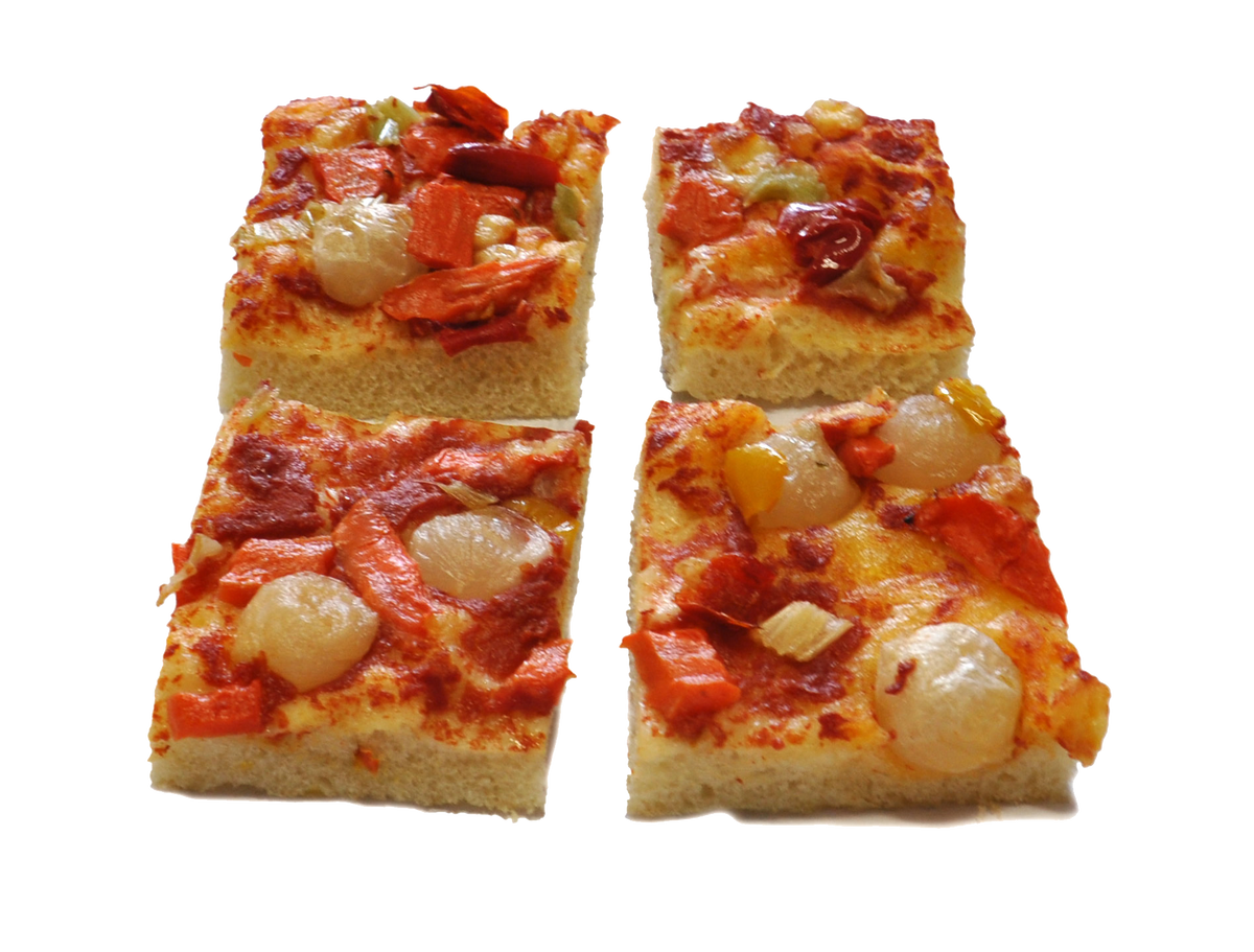 Pizza tagliata a C (6,5x6,25 cm)