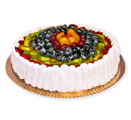 Torta di frutta fresca